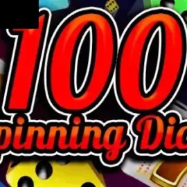 100 Spinning Dice