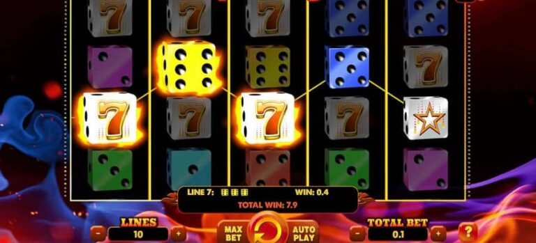 100 Spinning Dice
