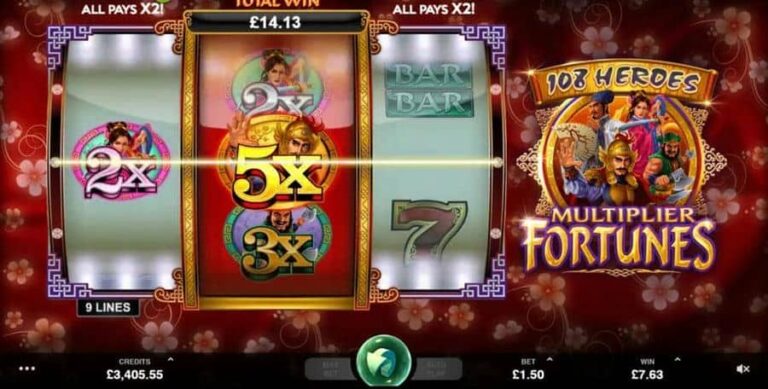 108 Heroes Multiplier Fortunes