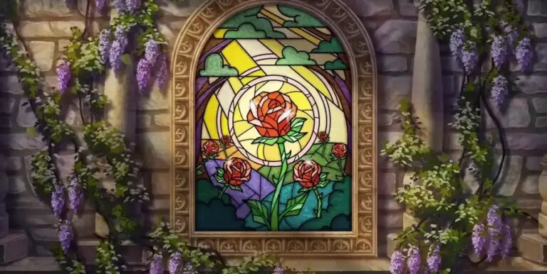 15 Crystal Roses A Tale of Love