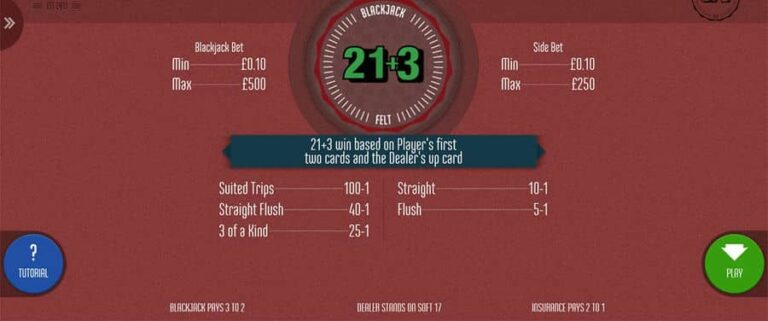 21+3 Blackjack (Felt Gaming)