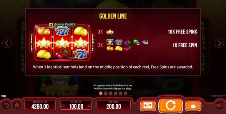 27 Joker Fruits