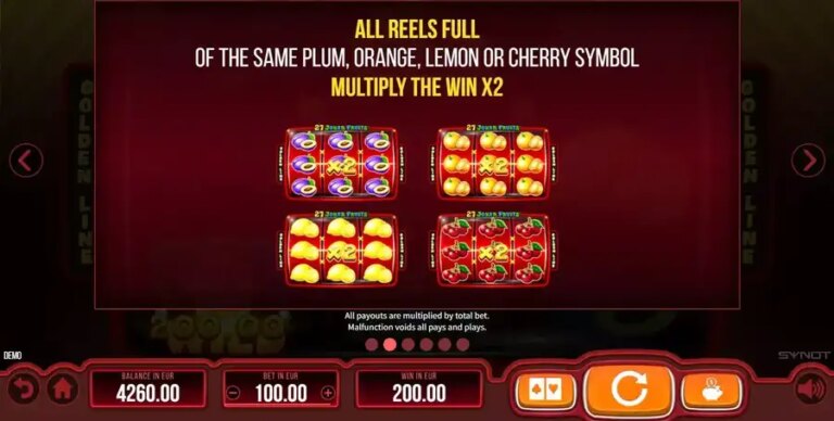 27 Joker Fruits