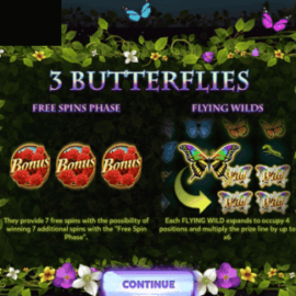 3 Butterflies