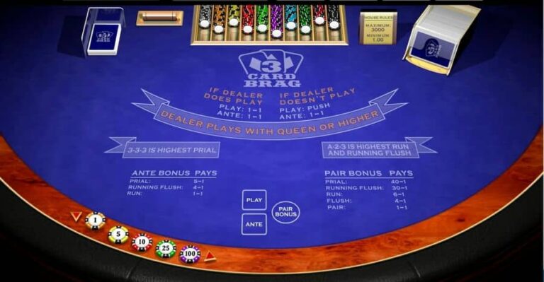 3 Card Brag (Playtech)