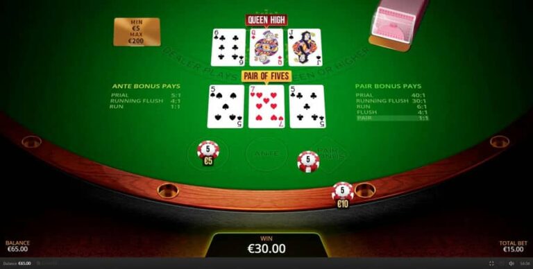 3 Card Brag (Skywind Group)