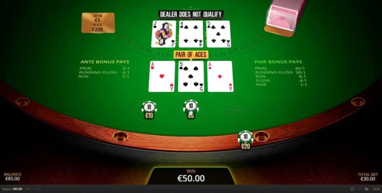 3 Card Brag (Skywind Group)