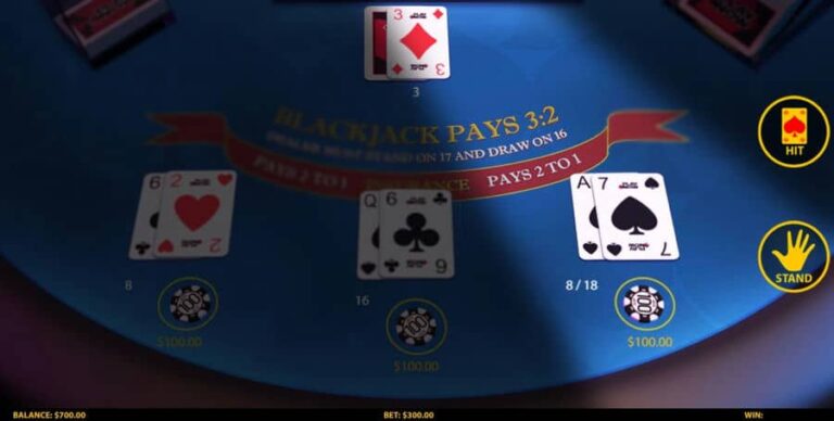 3 Hand Blackjack (HungryBear)