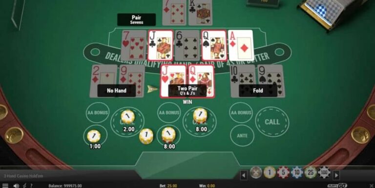 3 Hand Casino Hold’Em (Play’n Go)