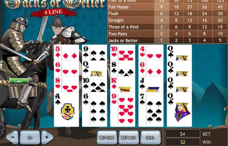 Jacks or Better 4 Line (Playtech)