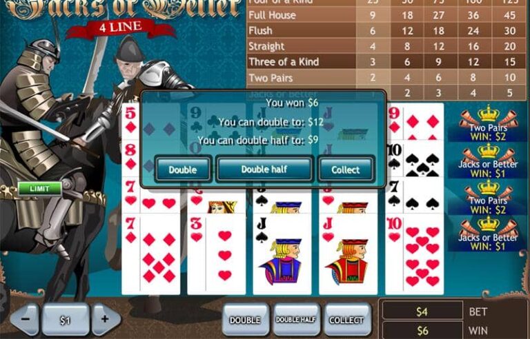 Jacks or Better 4 Line (Playtech)