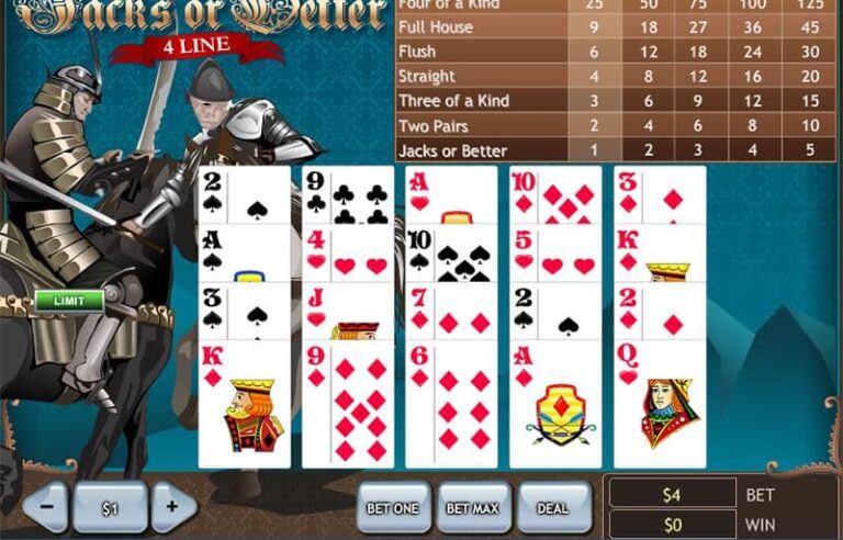 Jacks or Better 4 Line (Playtech)