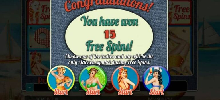 4 Lucky Pin-ups
