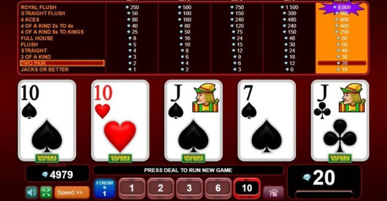 4 of a kind Bonus Poker (Amusnet Interactive)