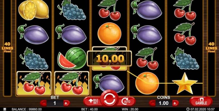 40 Hot Spins