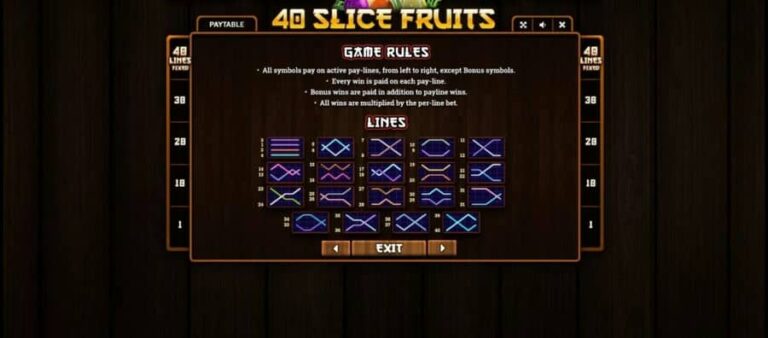 40 Slice Fruits
