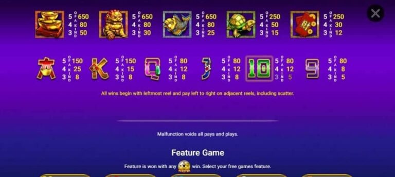 5 Fortune Dragons