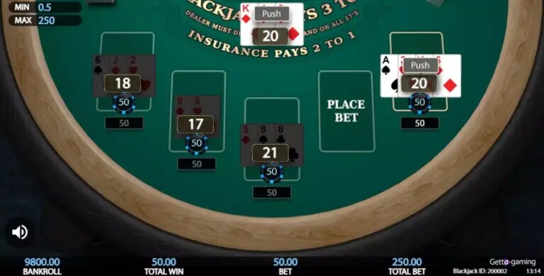 5 Hand Blackjack (Getta Gaming)