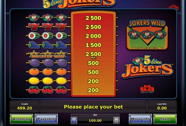 5 Line Jokers