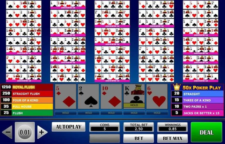 50x Poker Play Poker