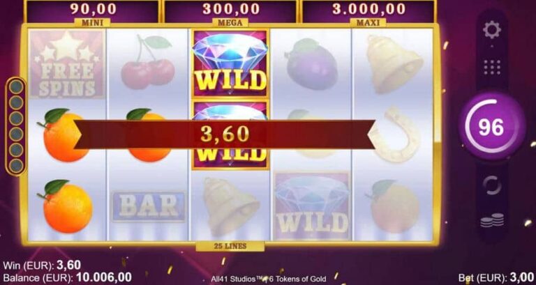6 Tokens of Gold
