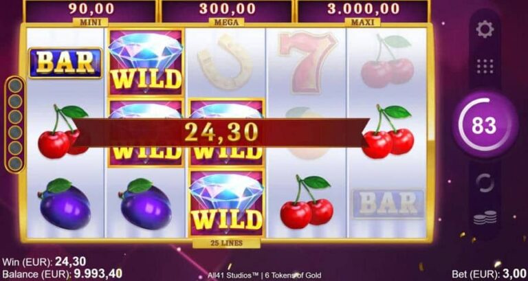 6 Tokens of Gold