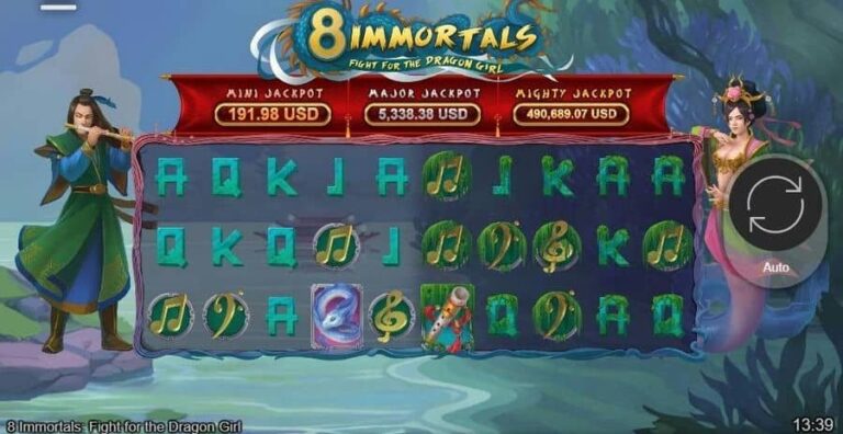 8 Immortals Fight For The Dragon Girl