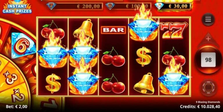 9 Blazing Diamonds