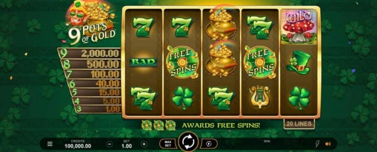 9 Pots of Gold