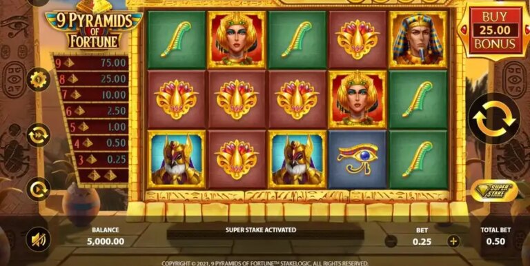 9 Pyramids of Fortune