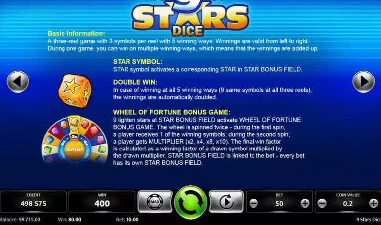 9 Star Dice