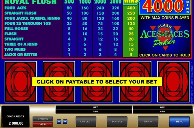Aces & Faces (Microgaming)