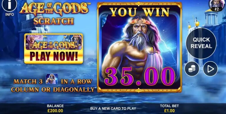 Age Of The Gods Scratch