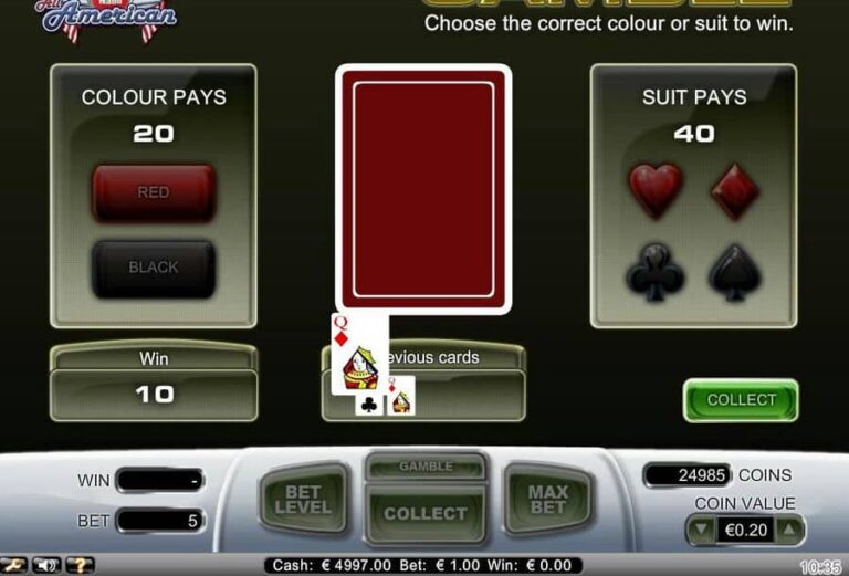 All American 1 Hand Poker (NetEnt)