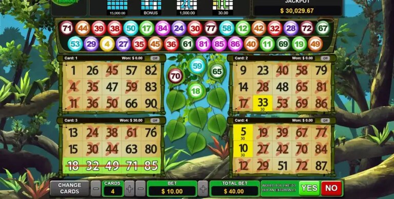 Amazonia Bingo