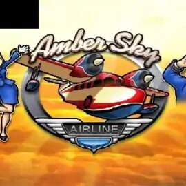 Amber sky