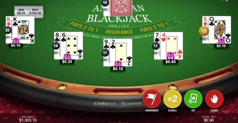 American Blackjack	(Playtech Origins)