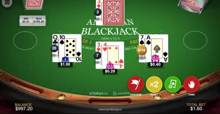 American Blackjack	(Playtech Origins)