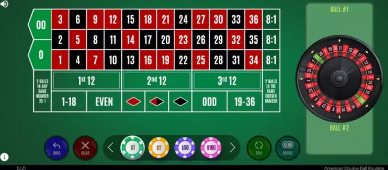 American Double Ball Roulette