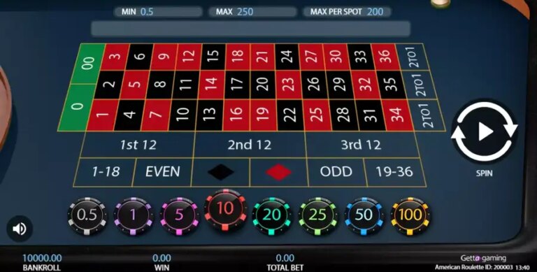 American Roulette (Getta Gaming)