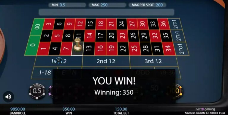 American Roulette (Getta Gaming)