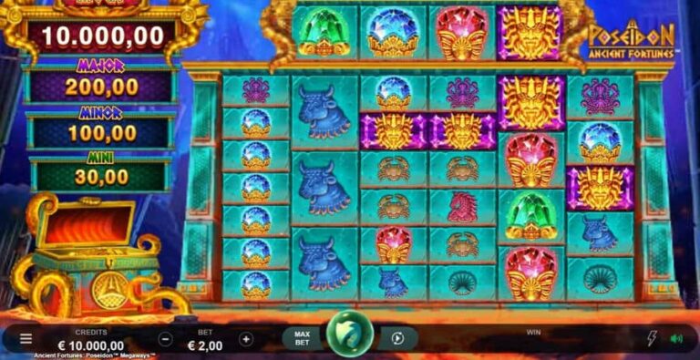 Ancient Fortunes Poseidon Megaways