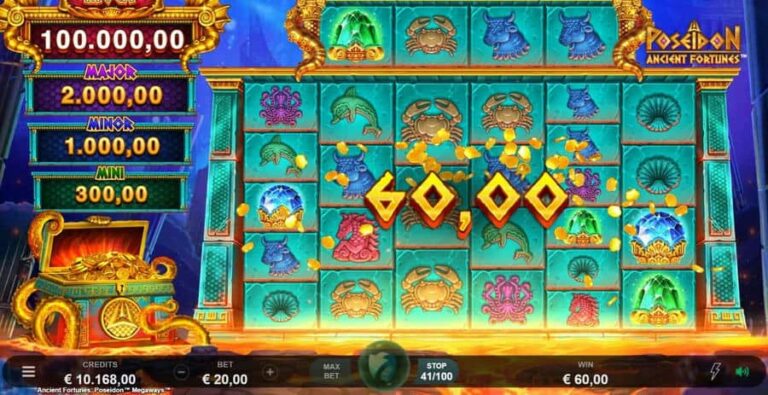Ancient Fortunes Poseidon Megaways