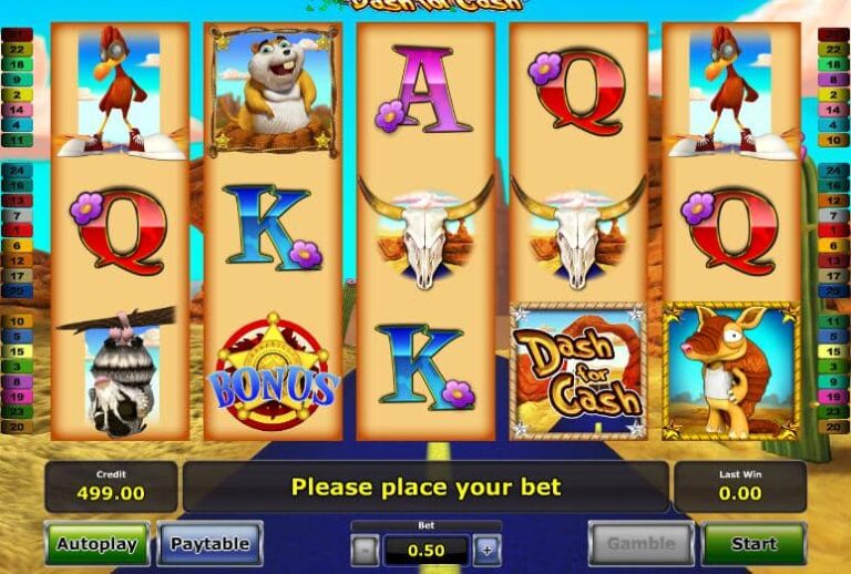 Armadillo Artie Dash for Cash