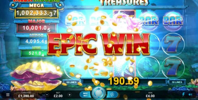 Atlantean Treasures Mega Moolah
