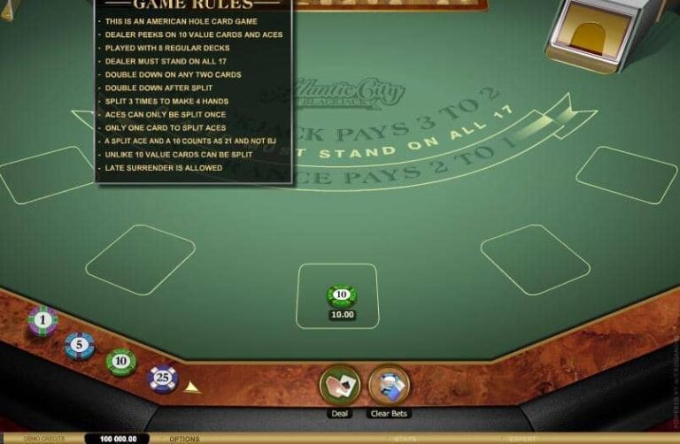 Atlantic City Blackjack Gold