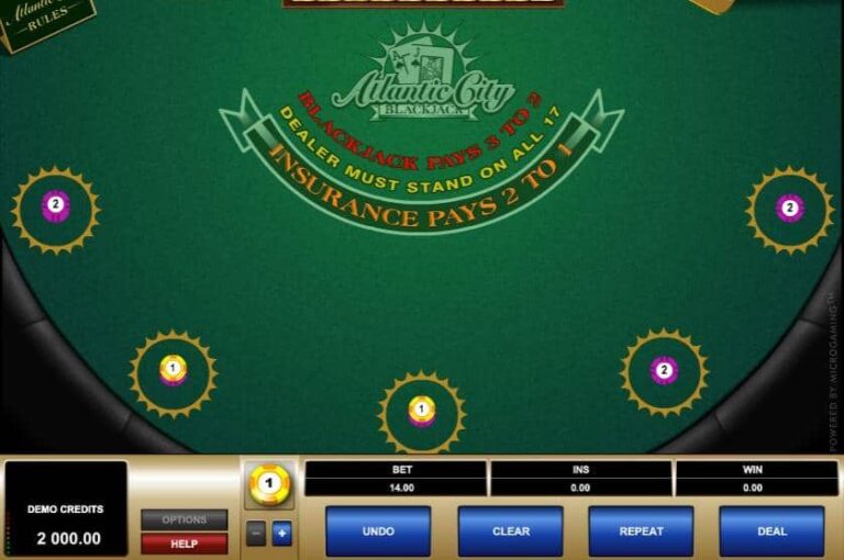 Atlantic City Blackjack MH Gold