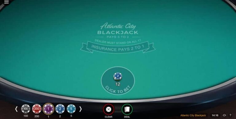 Atlantic City Blackjack (Switch Studios)