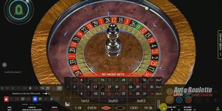 Auto Roulette Live 30 Seconds