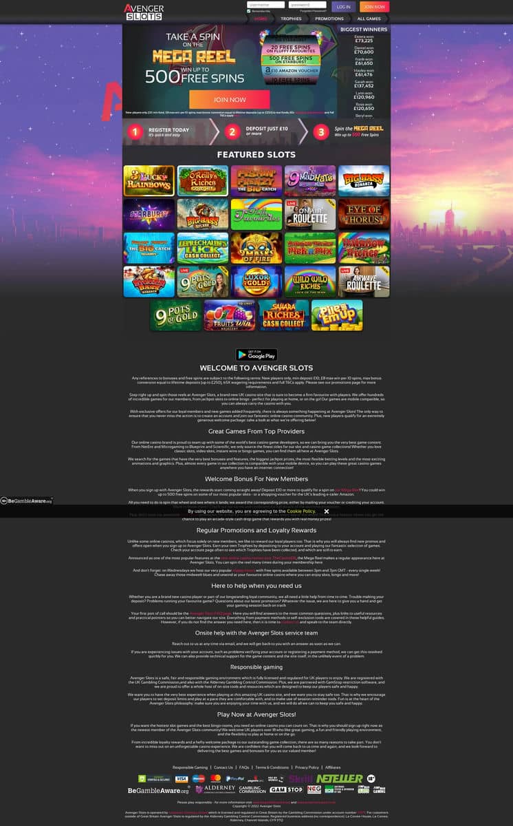 Avenger Slots